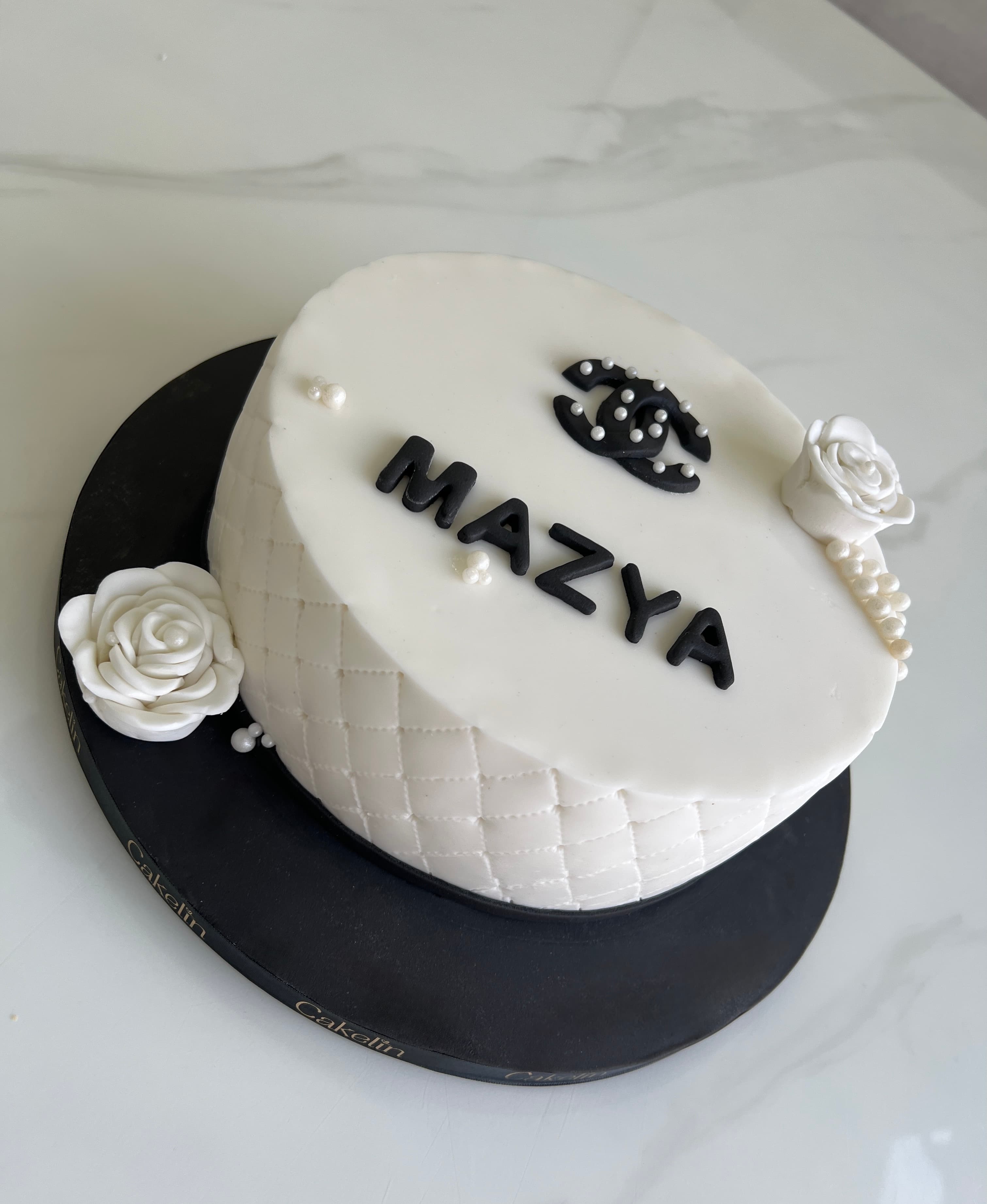 Monochrome Fashion Cake
