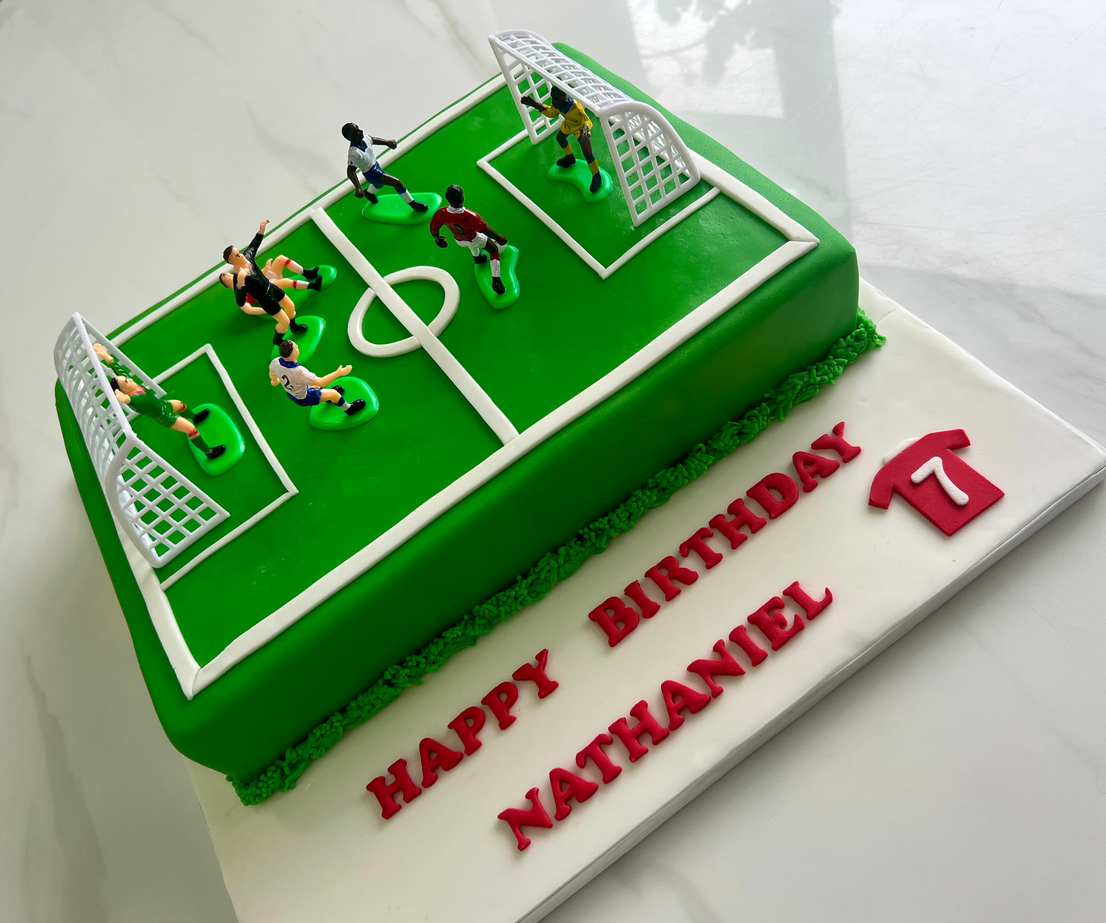 Football Pitch Cake