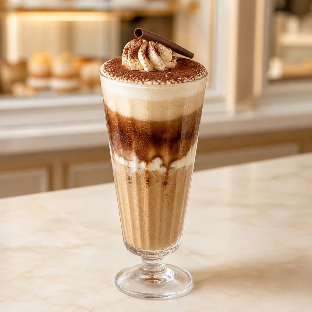 Tiramisu coffee milkshake