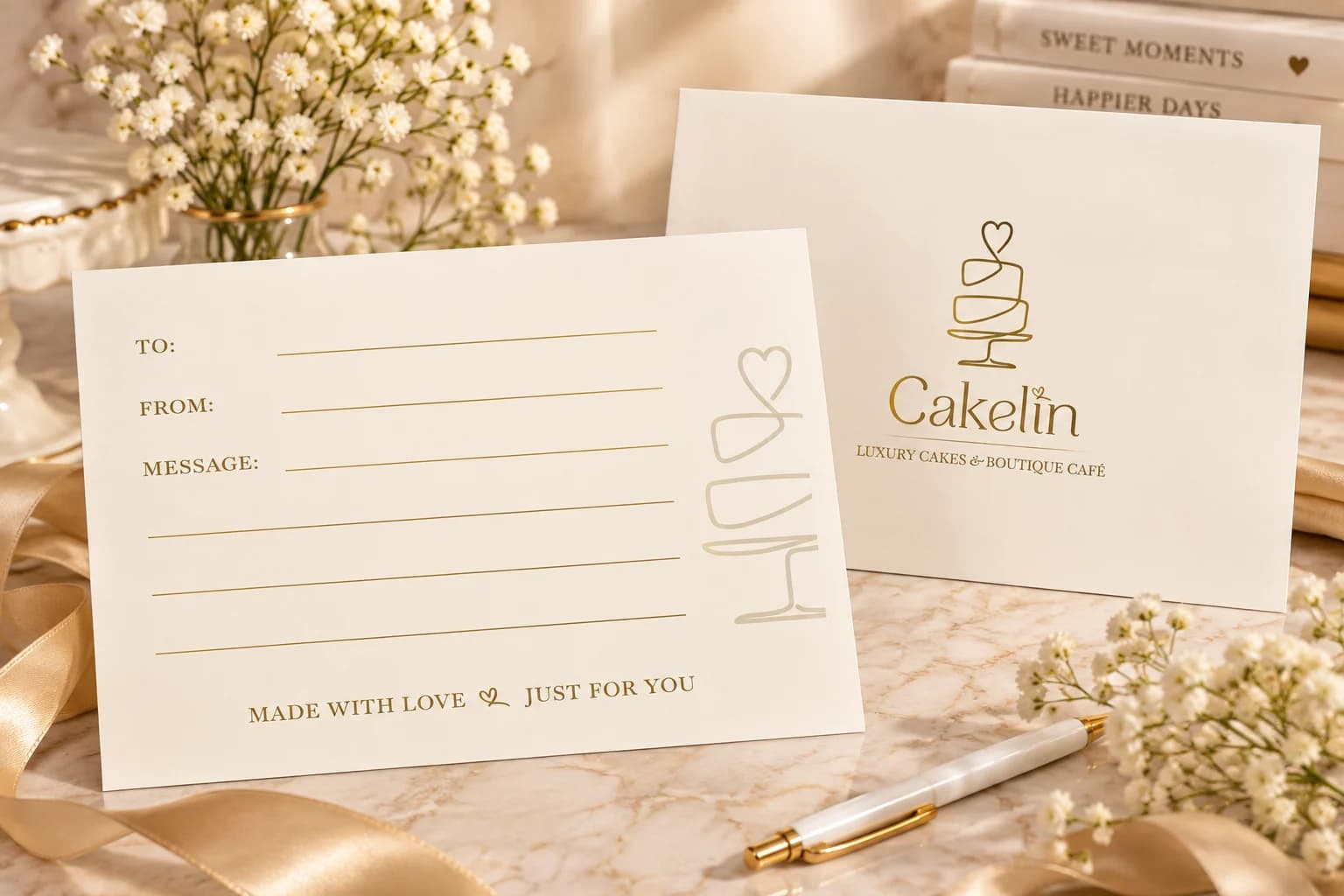 Gift message card